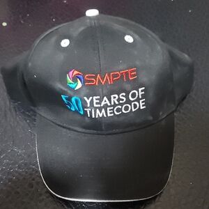 SMPTE 50 Years of Timecode Black Cap